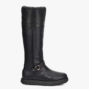 Ugg Classic Berge Tall Women Boots Black (5341RMNWY)